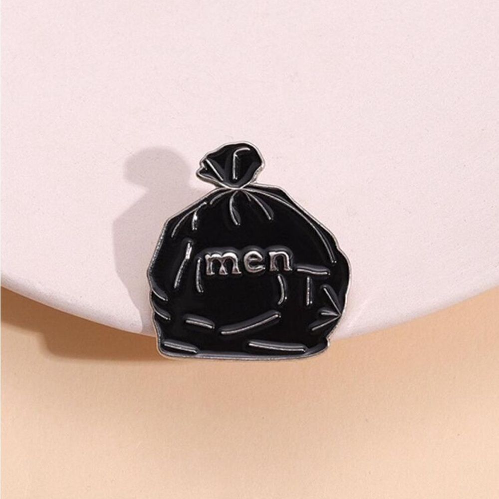3/20 Men Are Trash Enamel Pin